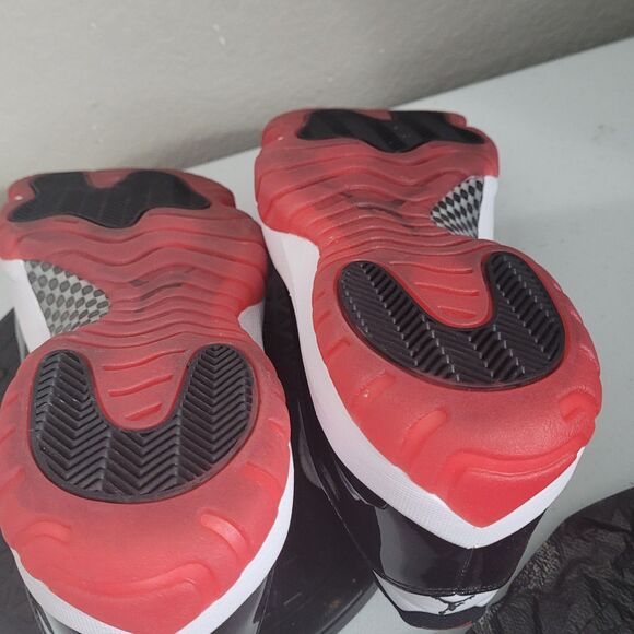 Jordan 11 Retro Low size 11 athletic shoe sneaker lace Concord Bred AV2187-160 - Picture 6 of 16